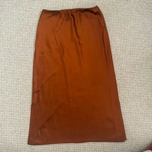 Topshop | Copper Holiday Skirt (US 6)